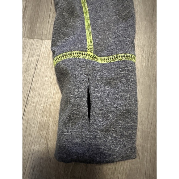 Victoria's Secret Ultimate Womens Medium Gray 1/4 Zip Sweatshirt Back Zip Pocket - Picture 9 of 16